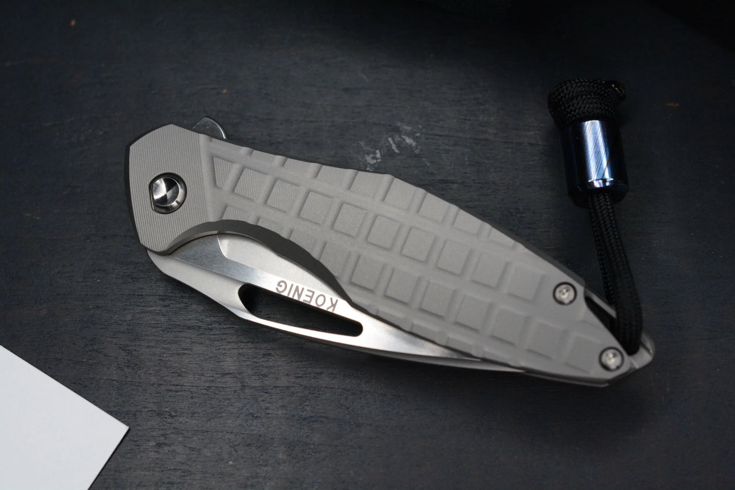RARE Koenig x Monkey Edge Mini Arius 2 Tone Blasted MEFP Frag Pattern w/ Patches