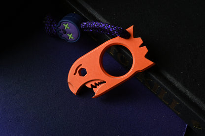 NEW Notorious EDC Baby Bomb - Hi Vis Orange  w/ Wkrmn Bead
