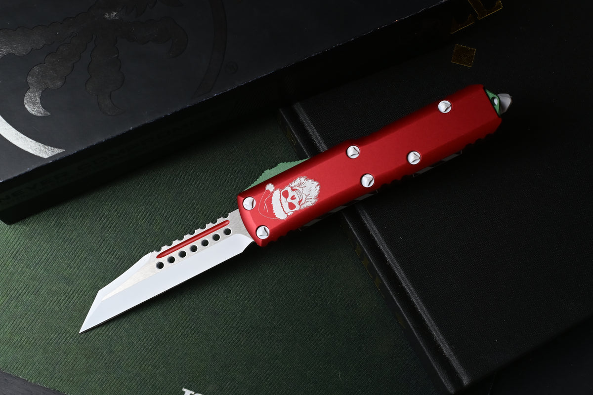 RARE Microtech UTX-85 Warhound Christmas Signature Series “Yippee Kai Yay” - SN 60 of 70 Made