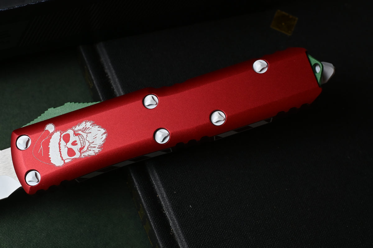 RARE Microtech UTX-85 Warhound Christmas Signature Series “Yippee Kai Yay” - SN 60 of 70 Made