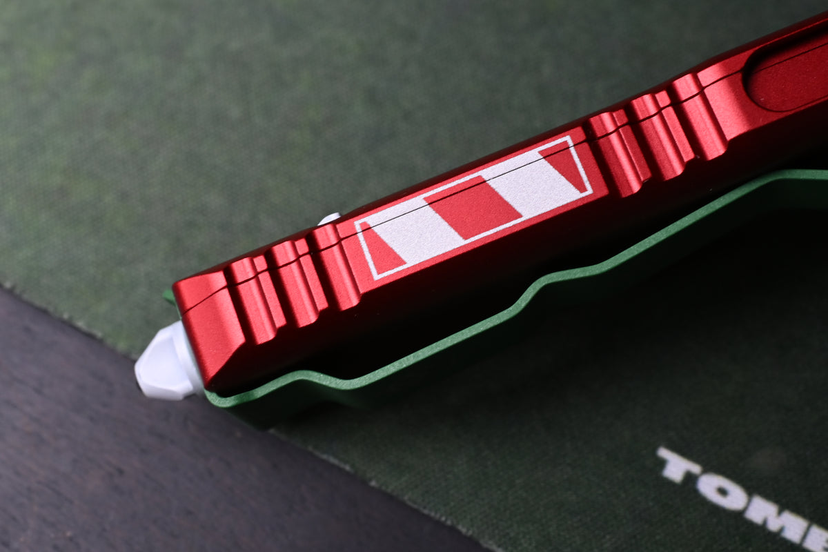 RARE Microtech UTX-85 Warhound Christmas Signature Series “Yippee Kai Yay” - SN 60 of 70 Made