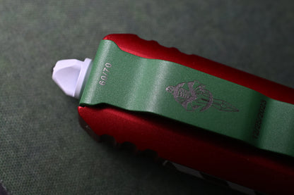 RARE Microtech UTX-85 Warhound Christmas Signature Series “Yippee Kai Yay” - SN 60 of 70 Made