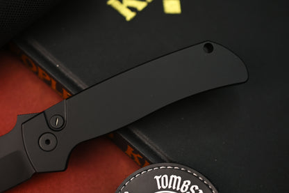 NEW Protech x Terzuola ATCF Operator w/ Aluminum Handles / Black DLC Magnacut w/ Zip Pouch & Patch ( w/o Box - READ DESC)