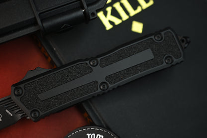 NEW Microtech Scarab 2 Gen III S/E Tactical Black Out w/ Zip Pouch & Patch (without box READ DESC)