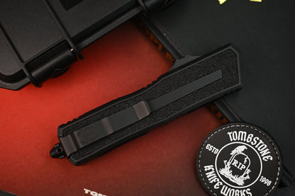 NEW Microtech Scarab 2 Gen III S/E Tactical Black Out w/ Zip Pouch & Patch (without box READ DESC)