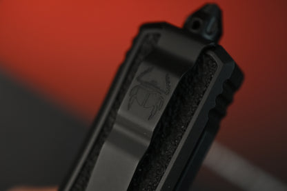 NEW Microtech Scarab 2 Gen III S/E Tactical Black Out w/ Zip Pouch & Patch (without box READ DESC)