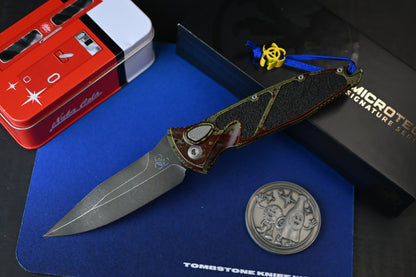 NEW Microtech SOCOM Elite AUTO Outbreak Spearpoint M390 Limited Edition w/ Fallout Bead & Coin