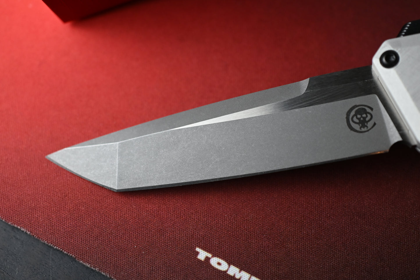 NEW CHAVES Knives Dissident Clearcoat Crosshatch Petrified Aluminum / T/E Two Tone M390