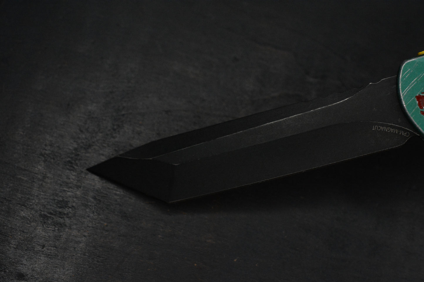 NEW Heretic Manticore X Bounty Hunter OTF - Black Magnacut T/E SN 248 w/ Boba Fett Bead