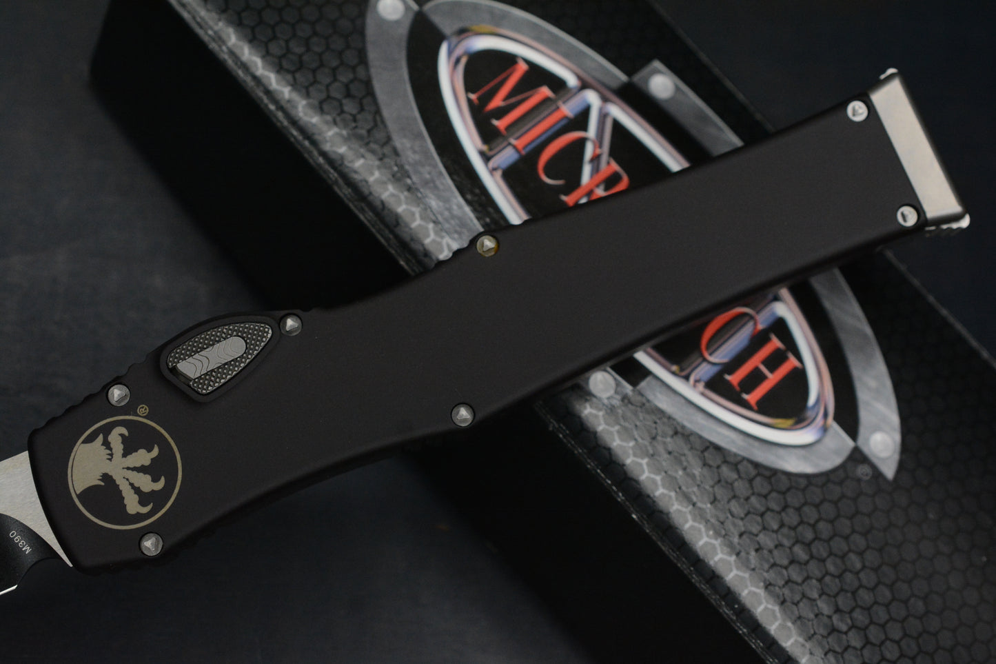 RARE Microtech HALO VI Black/ Black S/E 03/2018 SN 453