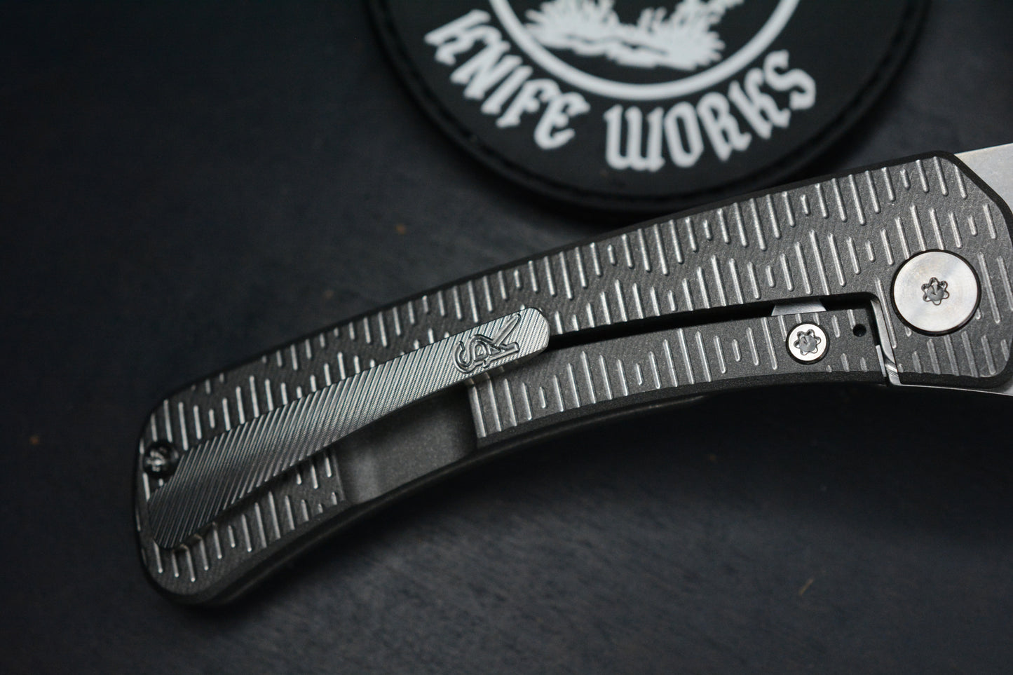 RARE SPK UTLD Gen4 Rev1 Lamia - XPJX Milling Elmax Drop Point Blade w/ TKW Patch