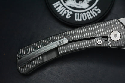 RARE SPK UTLD Gen4 Rev1 Lamia - XPJX Milling Elmax Drop Point Blade w/ TKW Patch