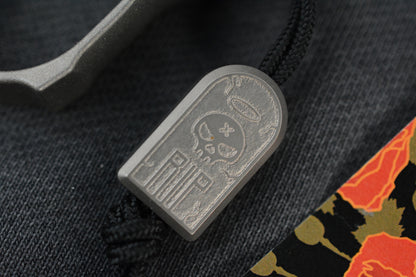 RARE Bawidamann Grey Cerakote
Brass SFK w / Ti Tombstone Bead