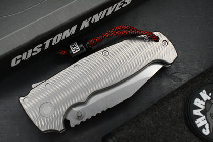 RARE++ Demko AD20 XXX Textured Ti / Stud Only CPM 3V Blade