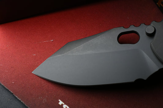 RARE Dalibor Bergam Draco - Black DLC Milled Ti Integral / Black DLC S90V