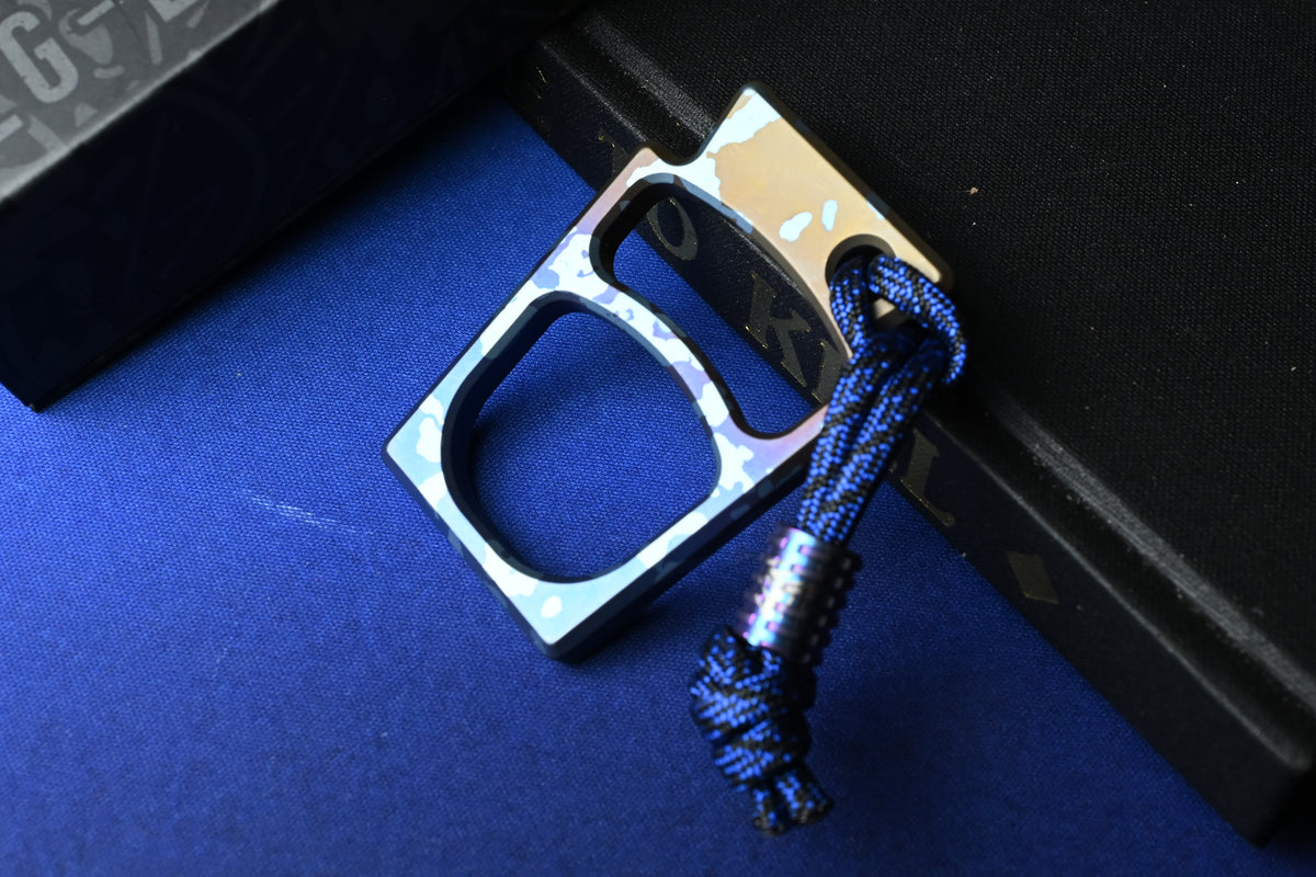 NEW OEGEDC Keystone Lite Brass Tequila Sunrise Cerakote Bottle Opener w/ Bead