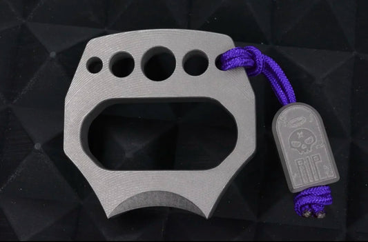 RARE EOS “Wailer” LE Textured Stainless Discontinued w/ Ti Tombstone Bead