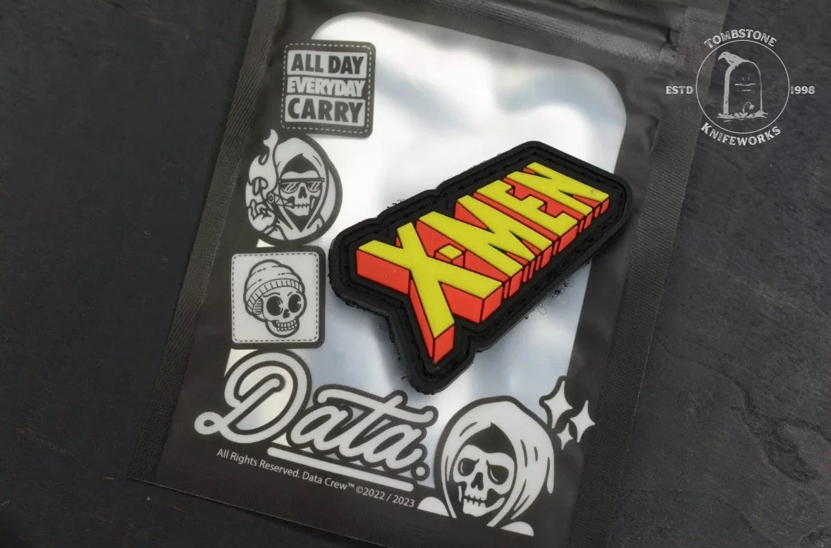 NEW Data Crew X-Men 1.5” Ranger Eye Patch Full Color Yellow/ Red