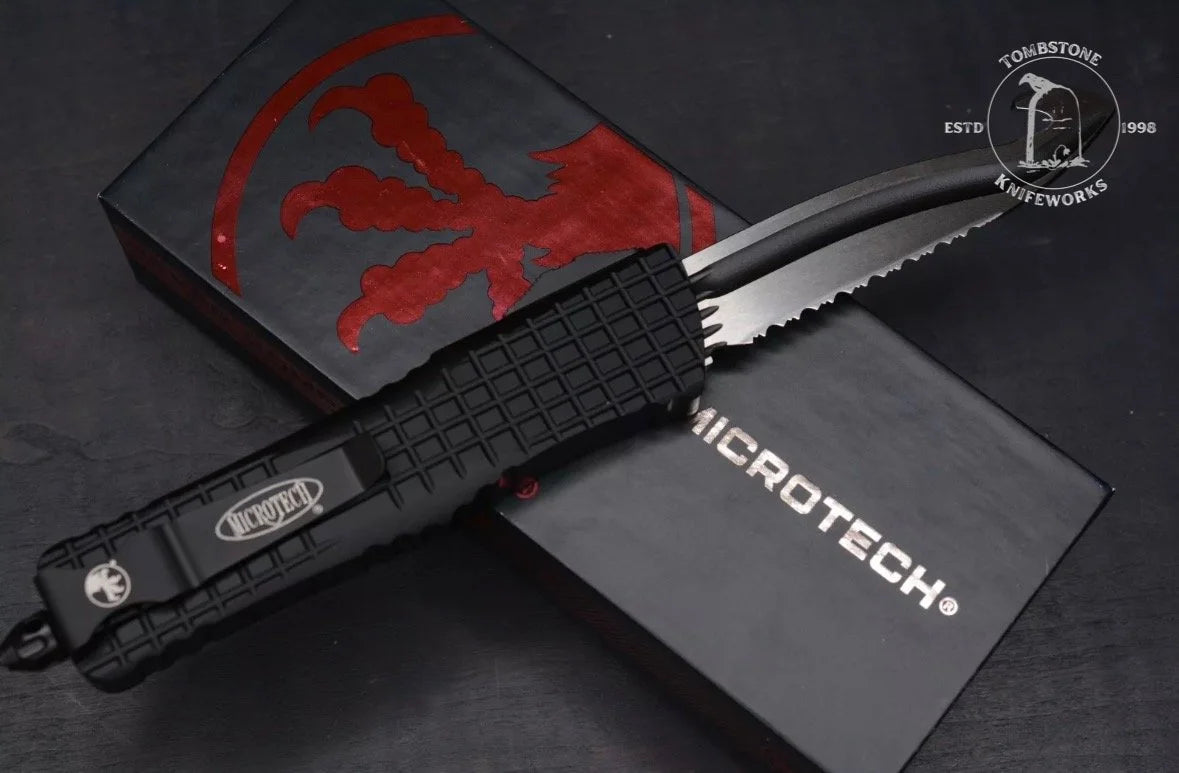 Microtech Combat Troodon - Frag HS Rescue Tactical Full Serrated