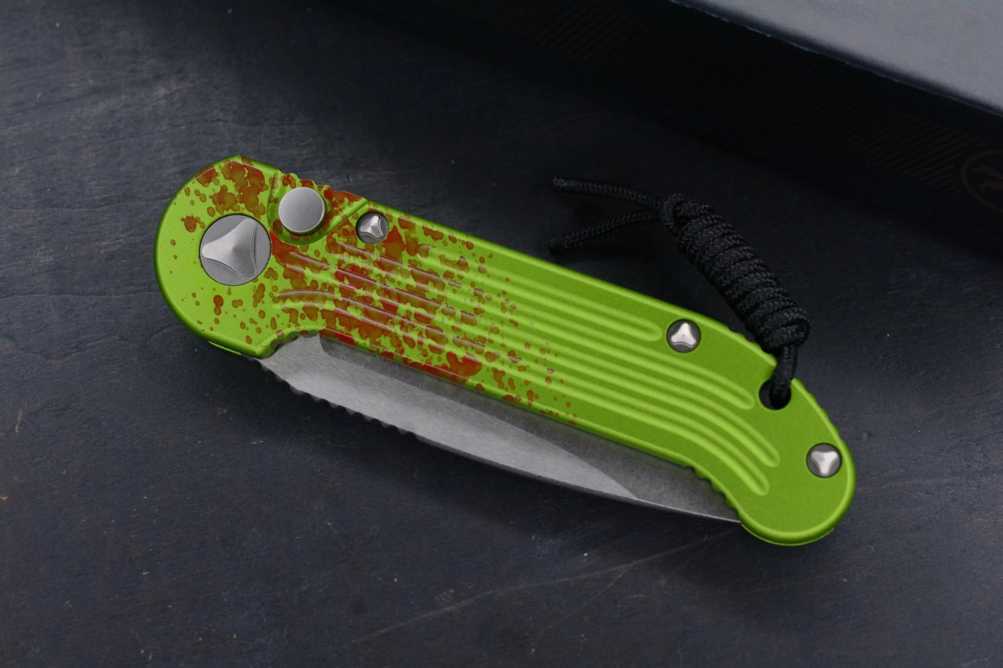 RARE Microtech LUDT Zombie Tech Special Edition LOW SN 005
