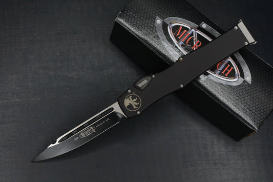RARE Microtech HALO VI Black/ Black S/E 03/2018 SN 453
