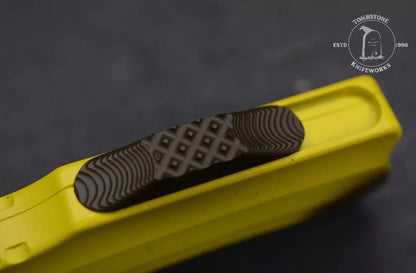 Heretic Knives ROC D/A OTF Automatic Knife Stabnana Yellow (3" DLC)