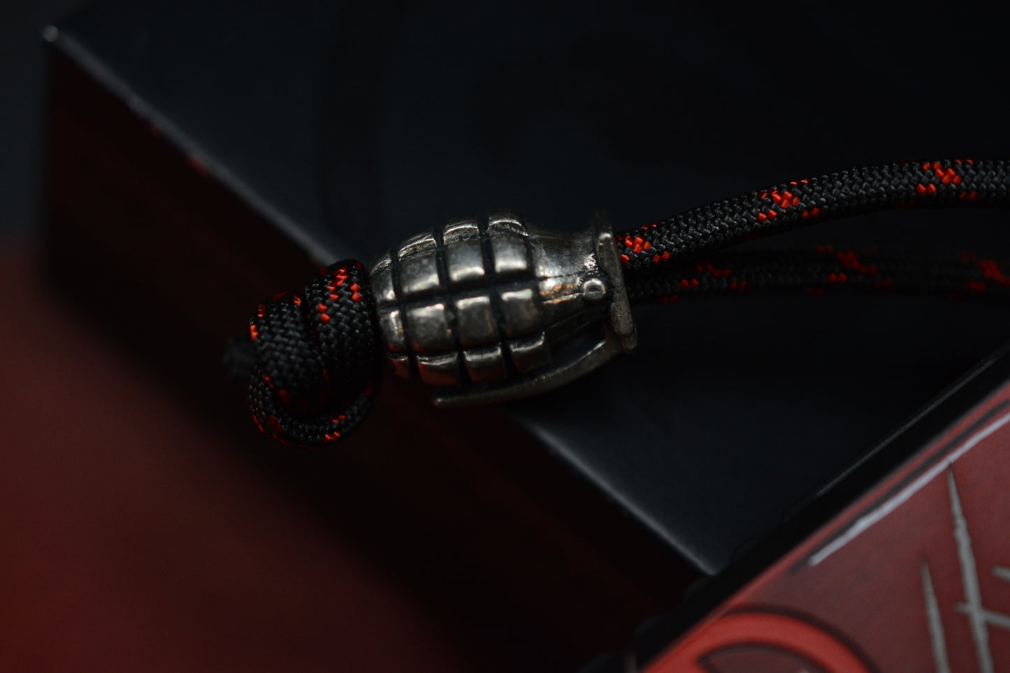 RARE Microtech LUDT III Drop Point - Deadpool Limited Edition w/ Grenade Bead & Patch