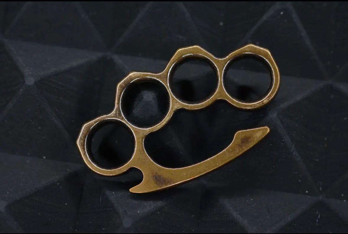 New Urban EDC Supply x Audacious Concepts Solid Bronze Mini Knuck Clip