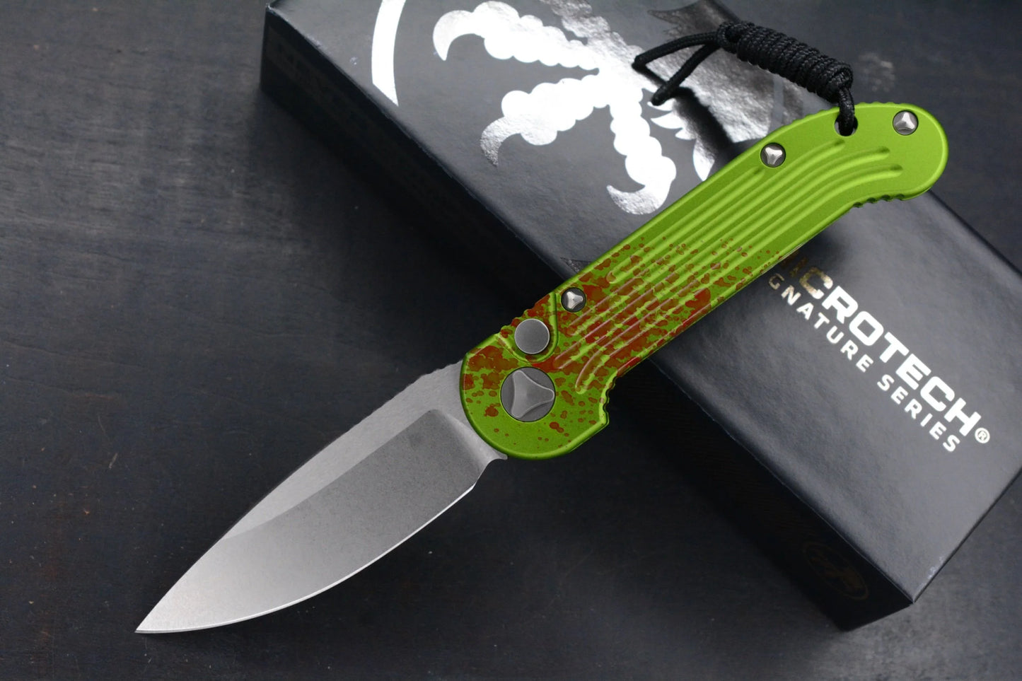 RARE Microtech LUDT Zombie Tech Special Edition LOW SN 005