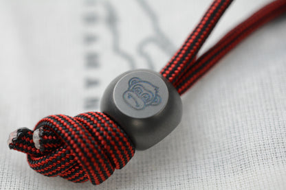 RARE Bawidamann x Monkey Edge
1918 Aluminum Black Cerakote 2FK w/ Tri Side Monkey Bead