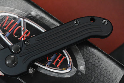 RARE Microtech LUDT Sith Lord Red Elmax Blade / Milled Black Handles SN 226 05/2016