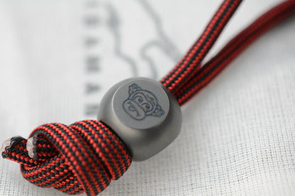 RARE Bawidamann x Monkey Edge
1918 Aluminum Black Cerakote 2FK w/ Tri Side Monkey Bead