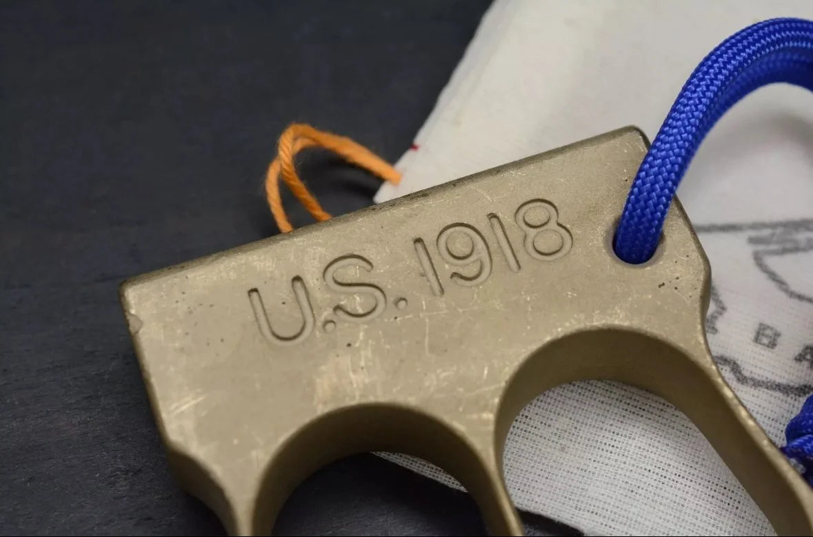 Bawidamann 1918 Doughboy DB-2 Classic Brass w/ Skull Bead
