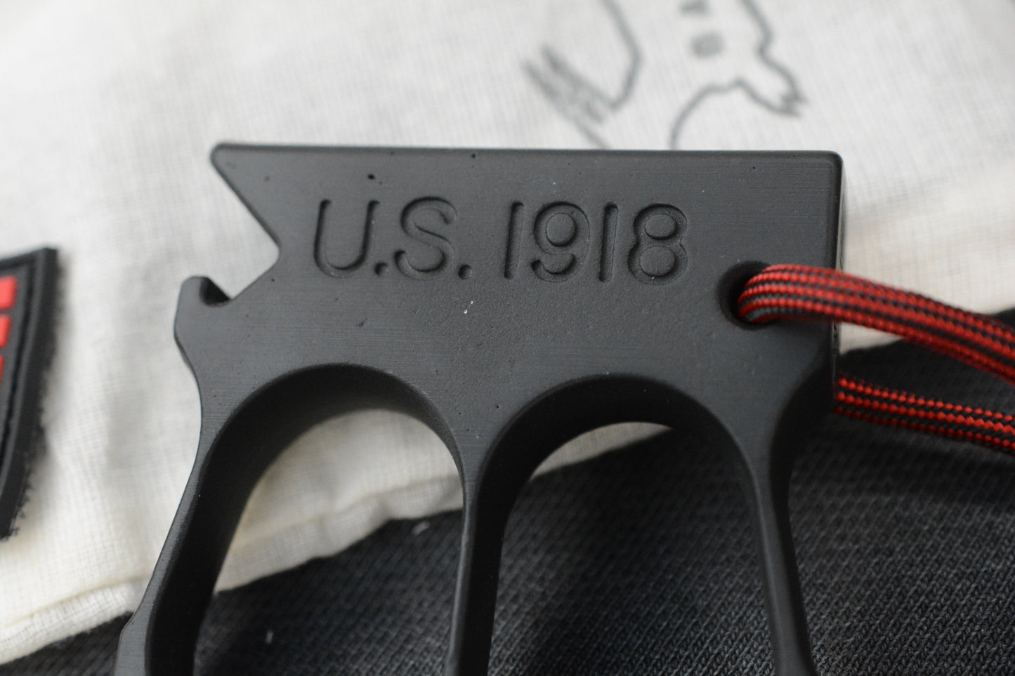 RARE Bawidamann x Monkey Edge 1918 Brass Black Cerakote 2FK w / Monkey Bead