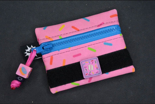 “NEW” Dessert Warrior Waxed Canvas EDC Patch Pouch DW Die Bead & DW RE Patch