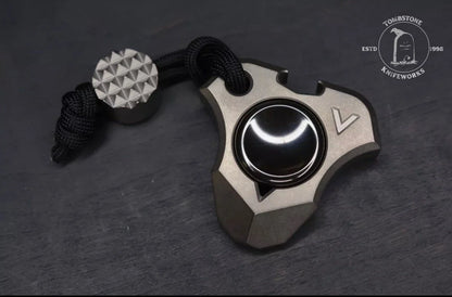 Viking EDC x Urban EDC Supply Magaladon Aged Ti w/ Zirc Button & JRW Style Bead