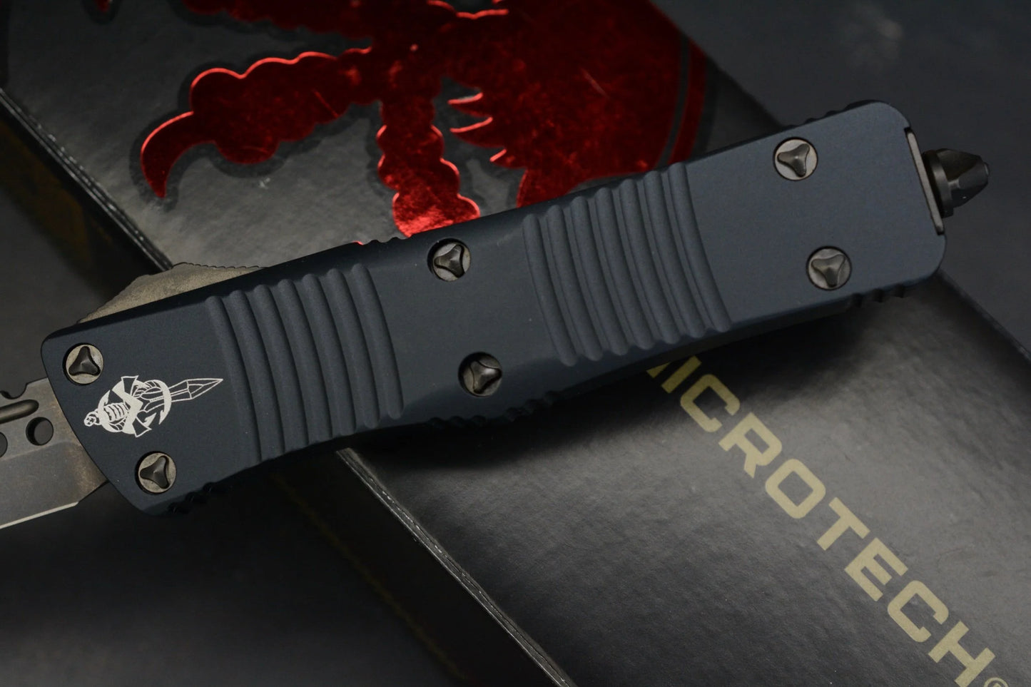 Microtech Troodon Hellhound Blade Blacked Out 01/2020