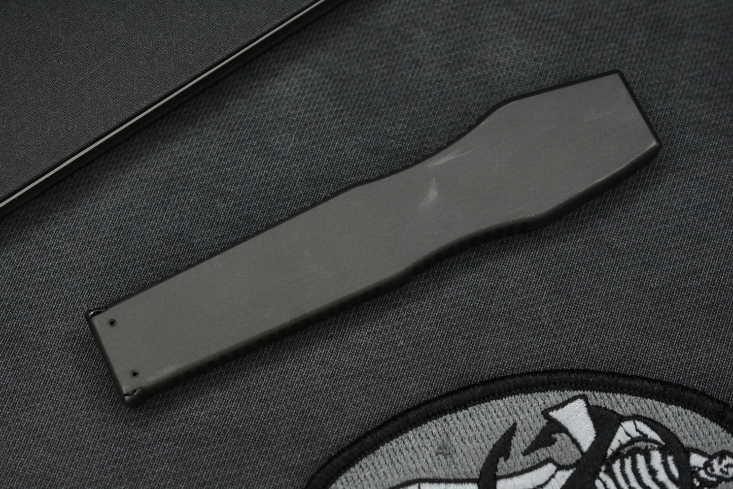 RARE Microtech Halo II Black S/E 154CM 04/1998 w/ Kydex Sheath & Patch