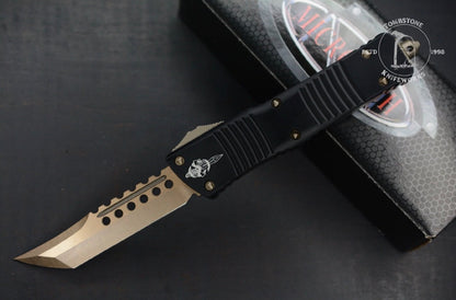 VINTAGE Microtech Combat Troodon Hellhound Bronze Standard Black/ Bronze 2018