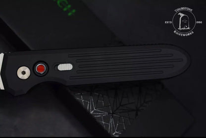 Pro-Tech Knives: PDW Invictus Auto - Stonewashed/Black