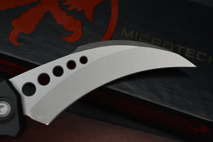 NEW Microtech Hawk Auto 4” Apocalyptic / Black Aluminum