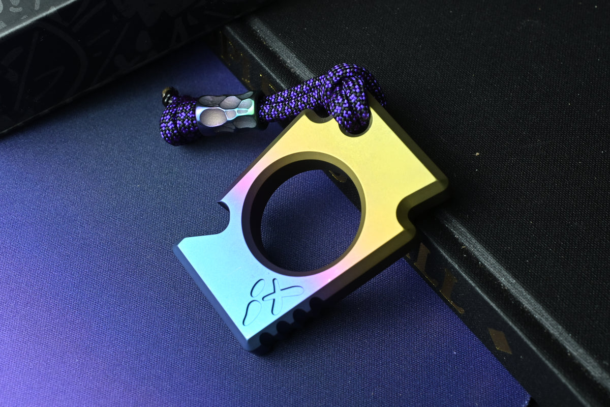 NEW OEGEDC Keystone Gradient Cerakote SFK Bottle Opener w/ Rocked Bead