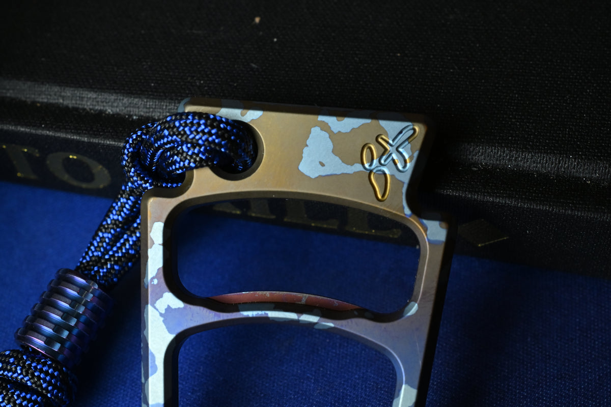 NEW OEGEDC Keystone Lite Brass Tequila Sunrise Cerakote Bottle Opener w/ Bead