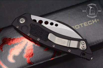 Microtech Hawk Auto Stonewashed Proof Run S/N 283