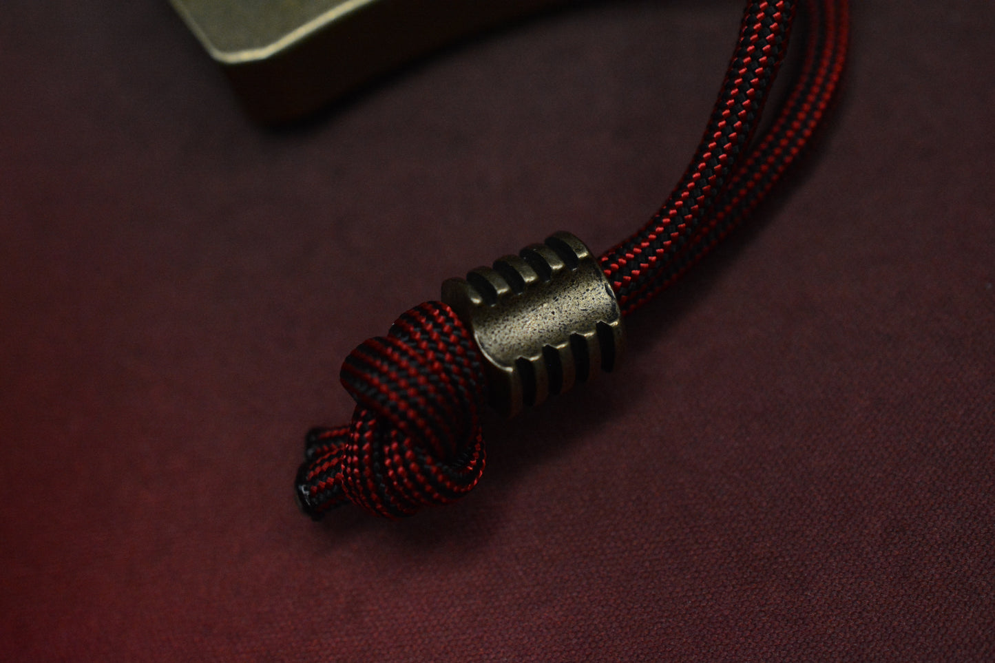 CUSTOM Cigar Holder / SFK Brass w/ Radiator Bead