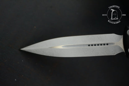 RARE Microtech UTX-85 D/E - Steamboat Willie Black/ White