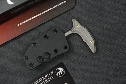 NEW Microtech Bee Push Dagger - Bronze Ano 440C / Apocalyptic Ti
