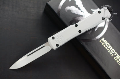 Microtech Ultratech S/E STD Storm Trooper White Deep Engraved