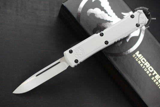 Microtech Ultratech S/E STD Storm Trooper White Deep Engraved