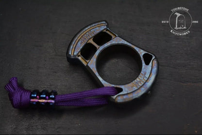 MAX Knives 2023 Blade Show Ano Titanium Knuck w/Ano Bead